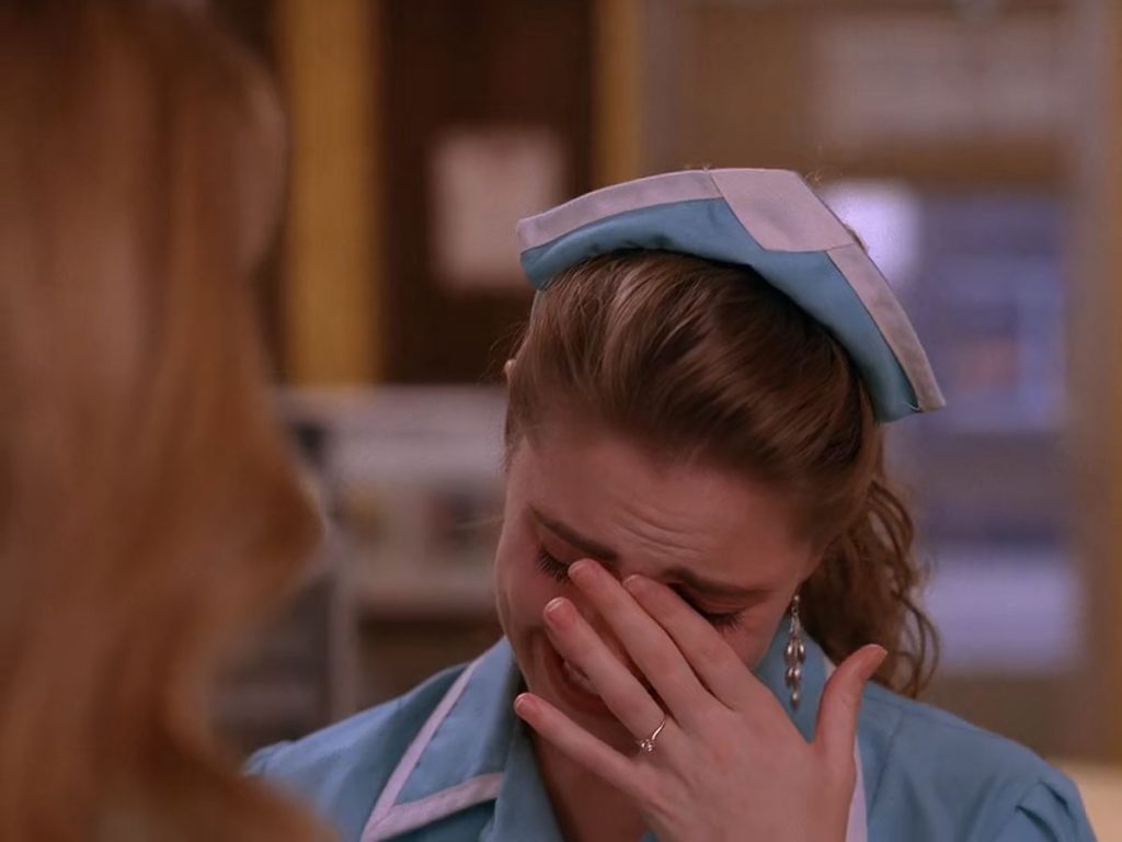 Shelly Johnson crying