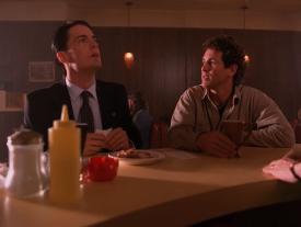 Episode 1.001 - Cooper and Truman with Pie