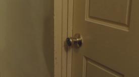 Door knob to an apartment