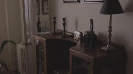 Display table in an apartment