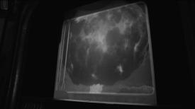 Motion picture screen in a movie theatre