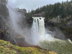 Snoqualmie Falls in the morning