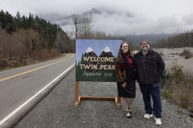 Twin Peaks fan by Welcome to Twin Peaks Sign