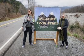 Twin Peaks fan by Welcome to Twin Peaks Sign