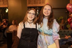 People at the Damn Fine Dance Party during the Real Twin Peaks