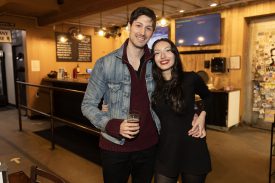 People at the Damn Fine Dance Party during the Real Twin Peaks