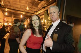 People at the Damn Fine Dance Party during the Real Twin Peaks