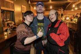 People at the Damn Fine Dance Party during the Real Twin Peaks