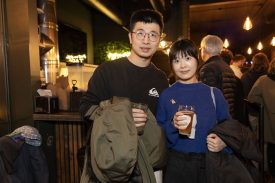 People at the Damn Fine Dance Party during the Real Twin Peaks