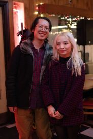 Attendees at Twede's Cafe for Wisteria Lodge show