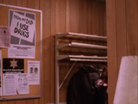 Episode1.001_I Use Drugs Poster Twin Peaks Sheriff's Department