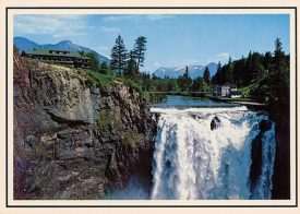 TPB Postcard SnoqualmieFallsLodge Ellis145022 B