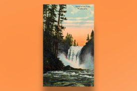 TPB Postcard SnoqualmieFalls A-360 LowmanHanford