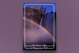 TPB Postcard SnoqualmieFalls CT-2562 SalishLodge