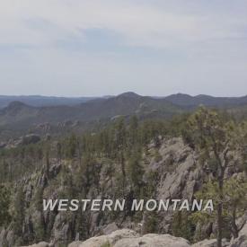 Western Montana Establishing Shot - Mountains